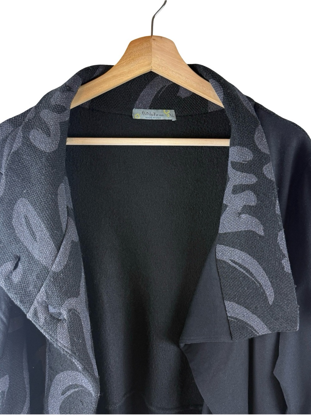 Chalet Et Ceci  Funnel Neck Jacket Coat Artsy Lagenlook XL - Picture 4 of 10